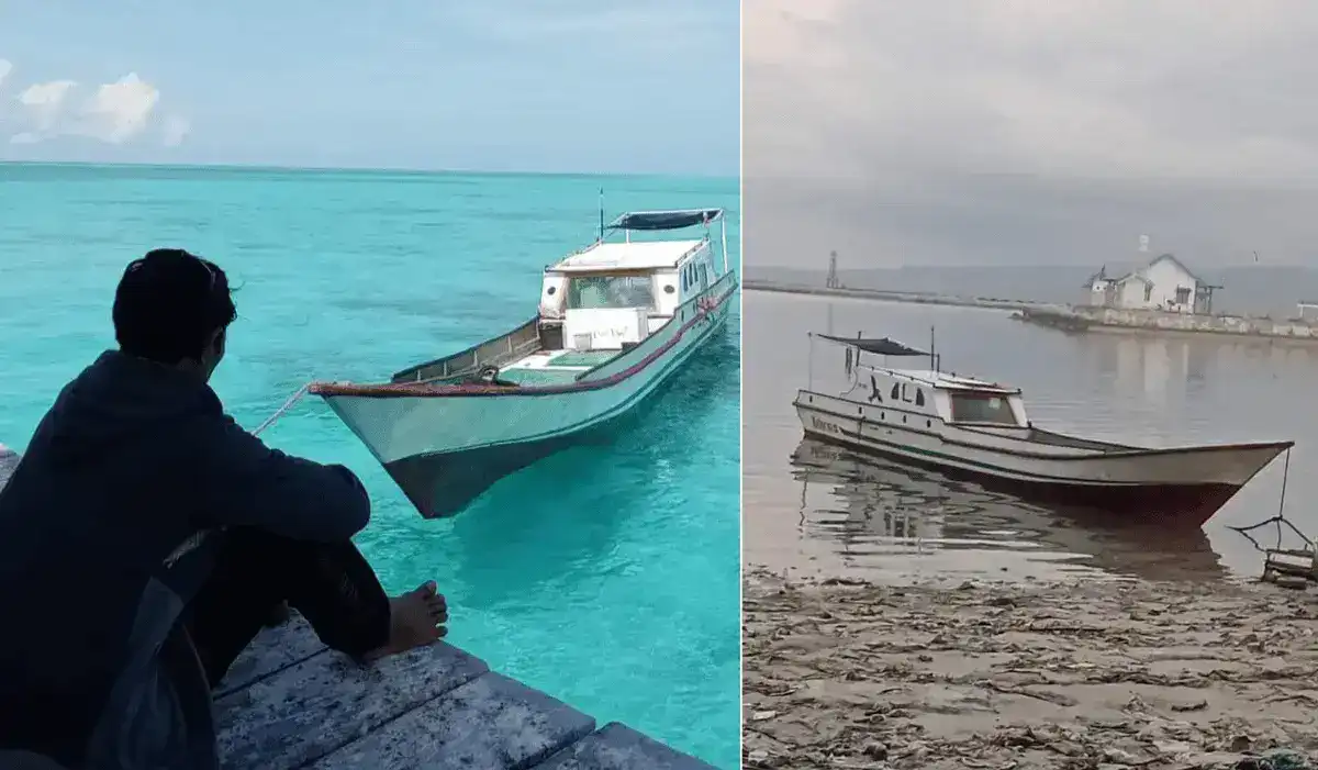Rajab's boat named Katharina II