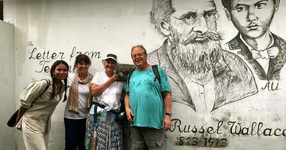 SeaTrek Editorial team of the Alfred Russel Wallace book in Wallace Alley Ternate