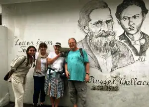 SeaTrek Editorial team of the Alfred Russel Wallace book in Wallace Alley Ternate