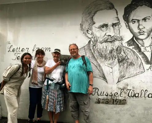 SeaTrek Editorial team of the Alfred Russel Wallace book in Wallace Alley Ternate