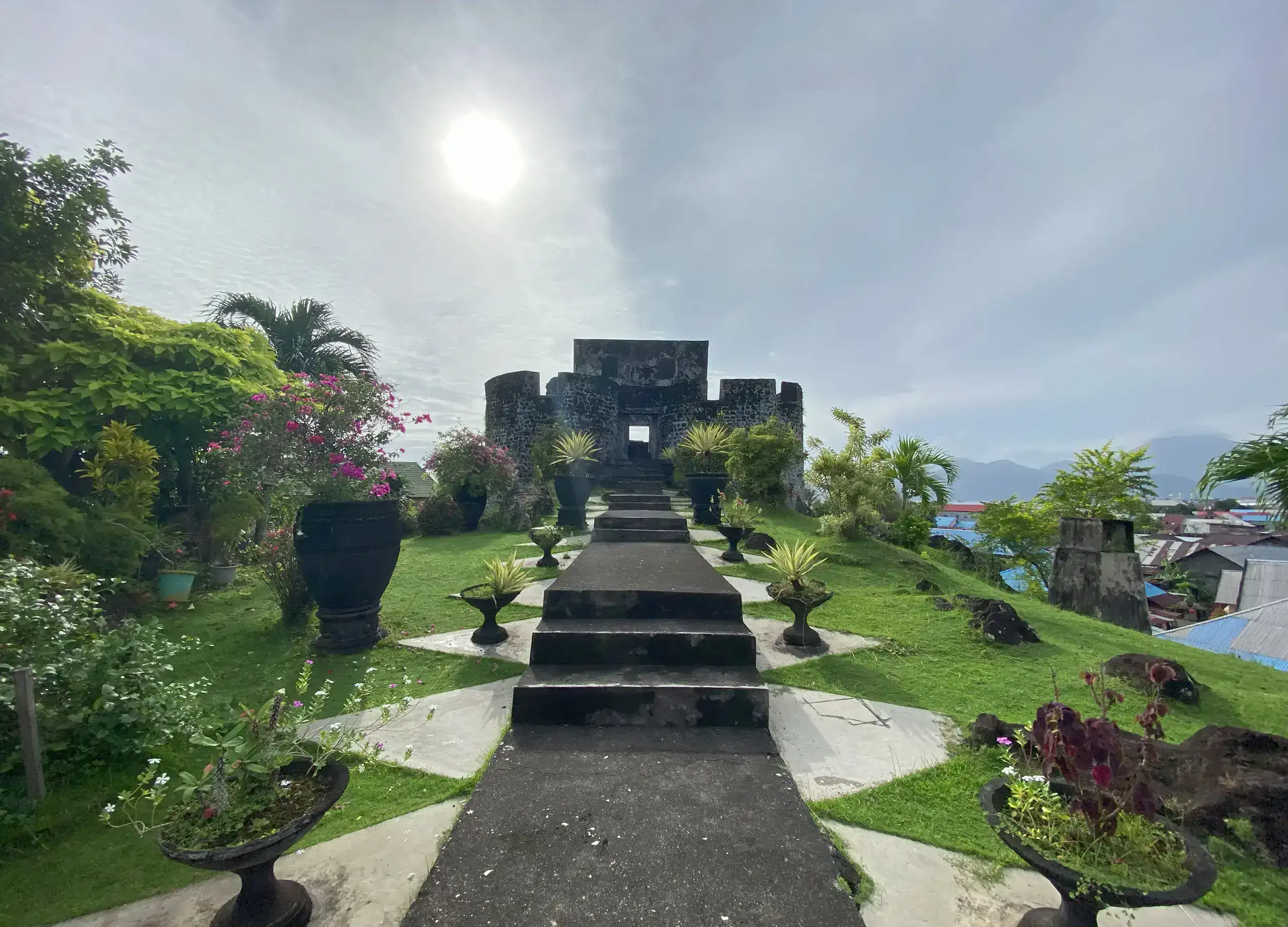 Fort of Tolukko in Ternate, Maluku.