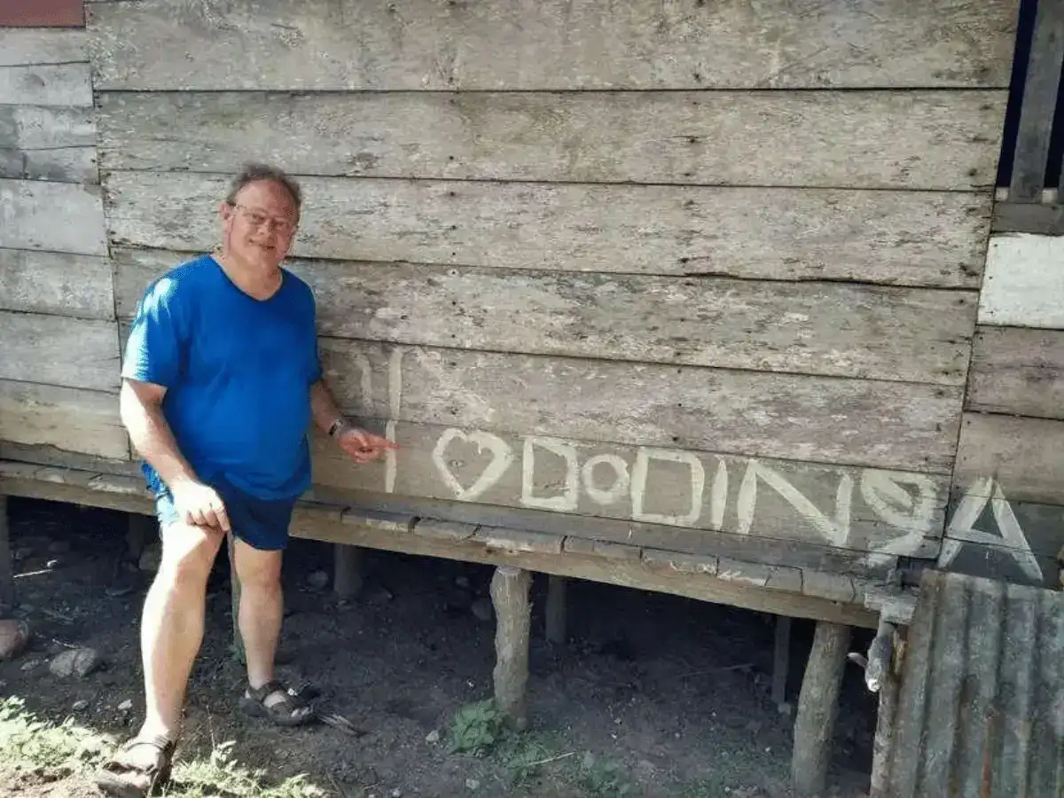 George Beccaloni in Dodinga Ternate
