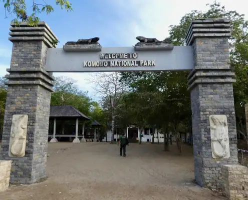 Komodo National Park entrance