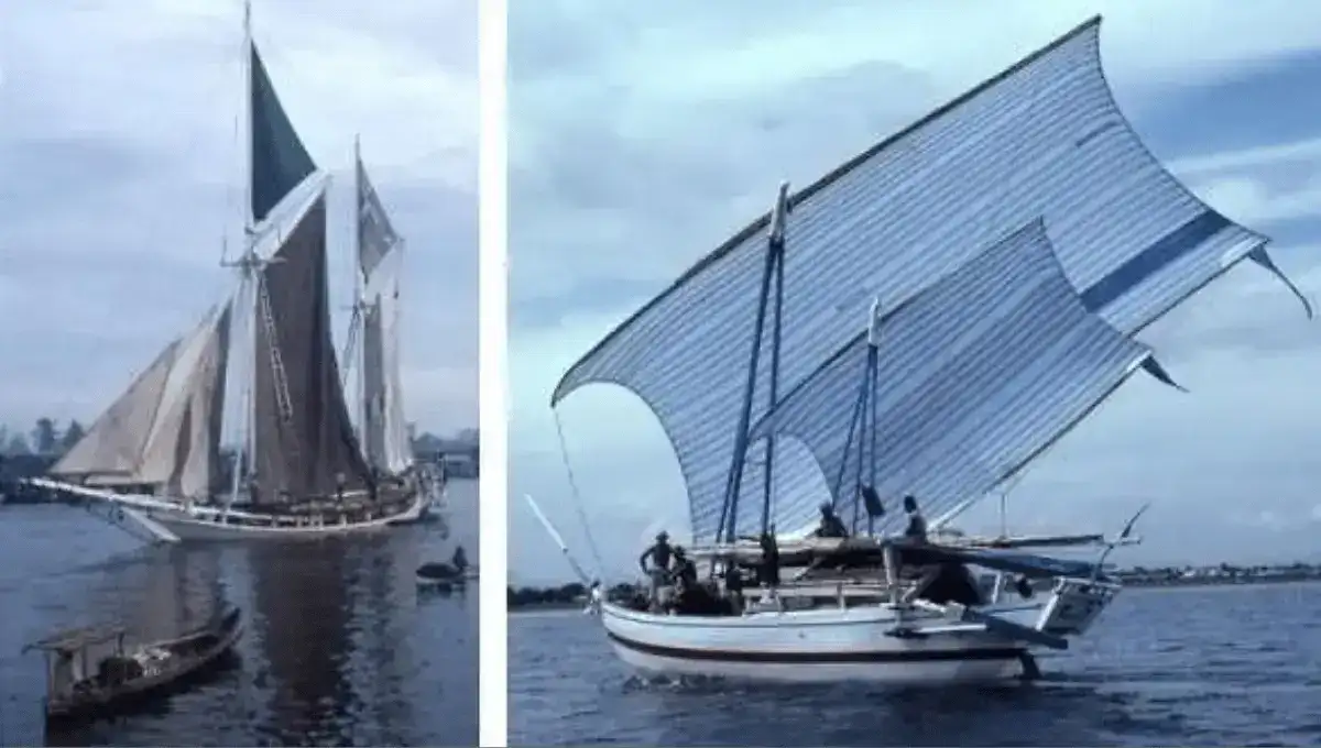 Pinisi and Patorani ship