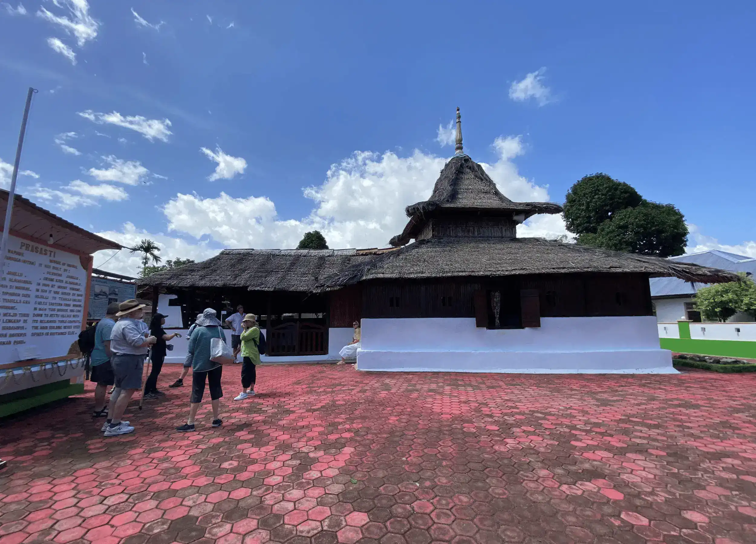 Wapauwe Old Mosque in Maluku