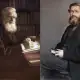 Young and Old Alfred Russel Wallace photograph