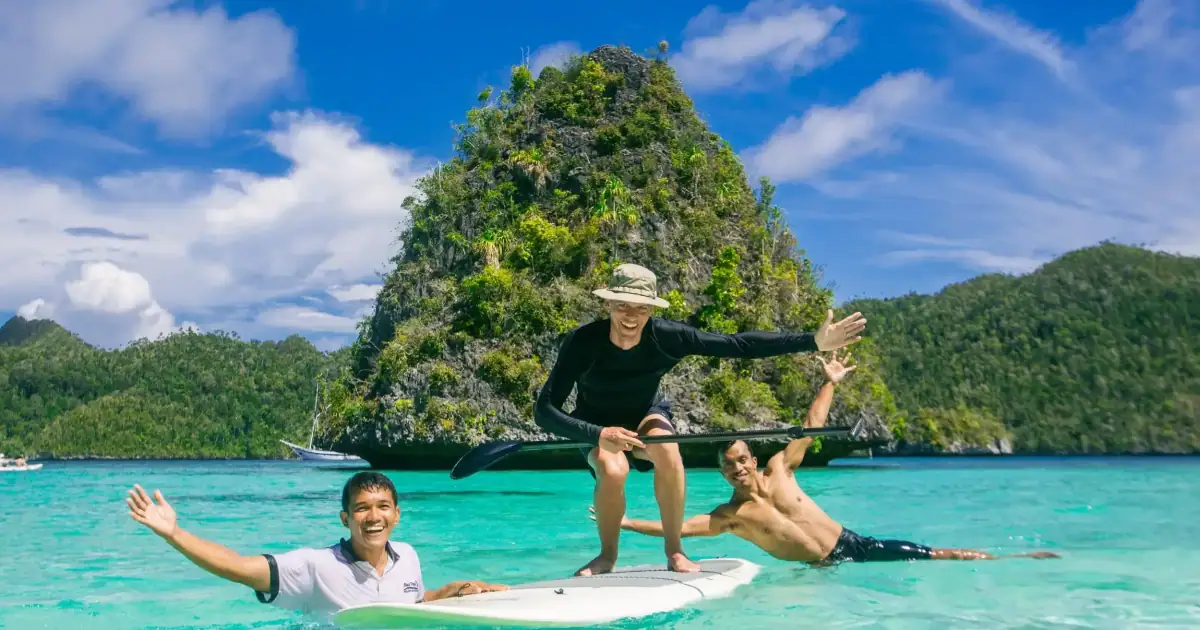 SeaTrek guest have fun in Misool Raja Ampat