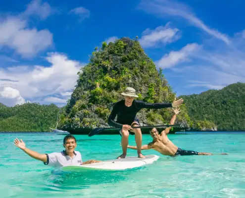 SeaTrek guest have fun in Misool Raja Ampat