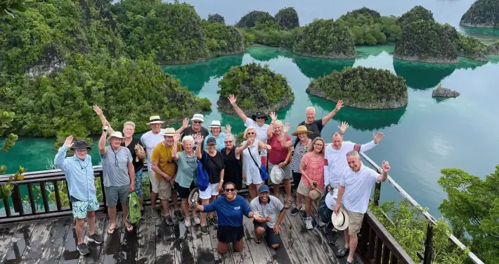 SeaTrek guests enjoy real time experience in Piaynemo Raja Ampat