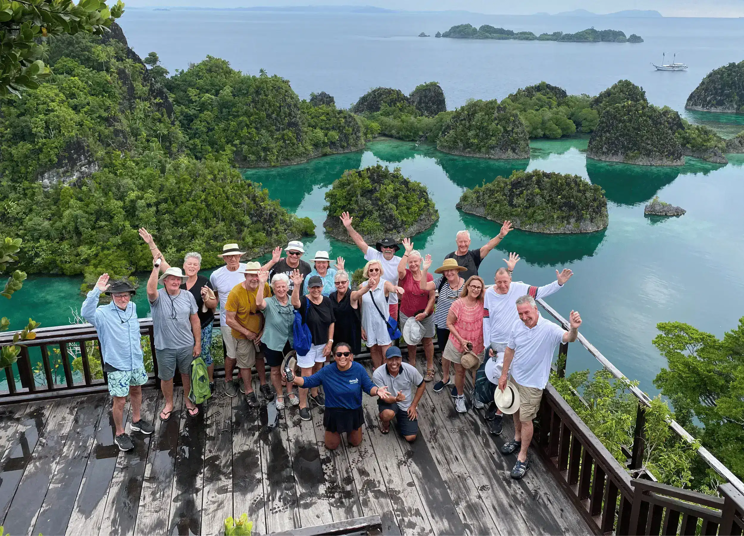 SeaTrek guests enjoy real time experience in Piaynemo Raja Ampat