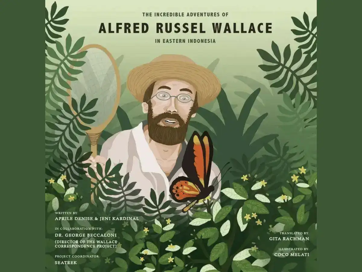 The incredible adventures of Alfred Russel Wallace book cover.
