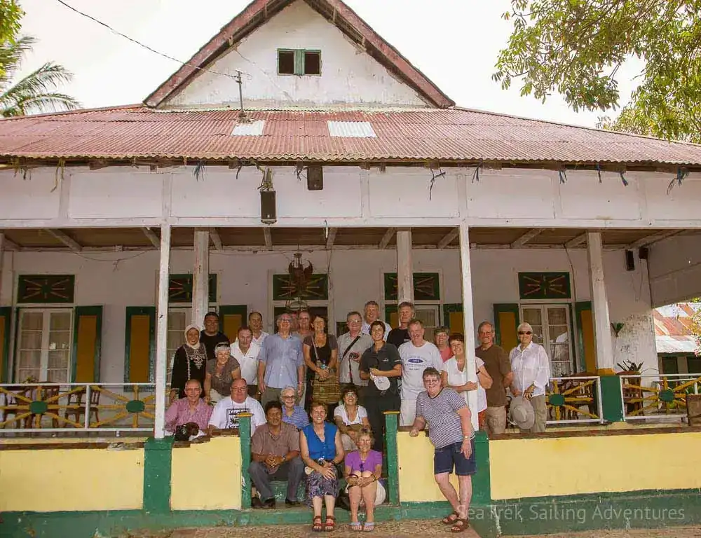 SeaTrek's guests in Wallace Ternate's House