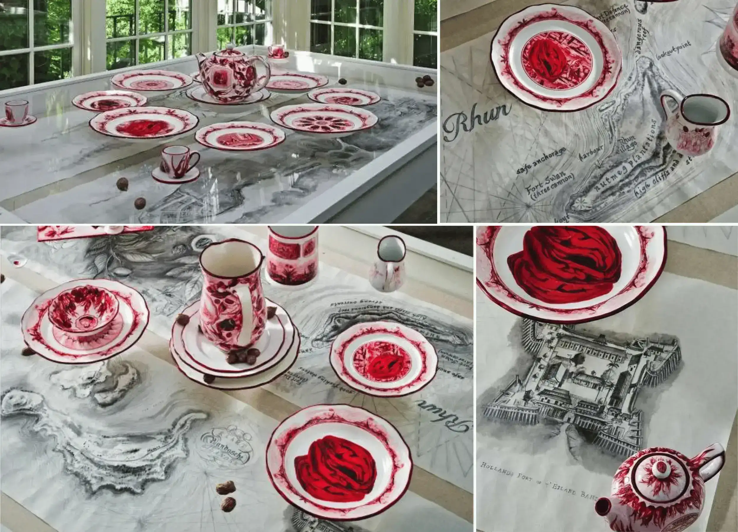 The Rhunhattan Tearoom in the Sunroom Project Space, New York by Beatrice Glow