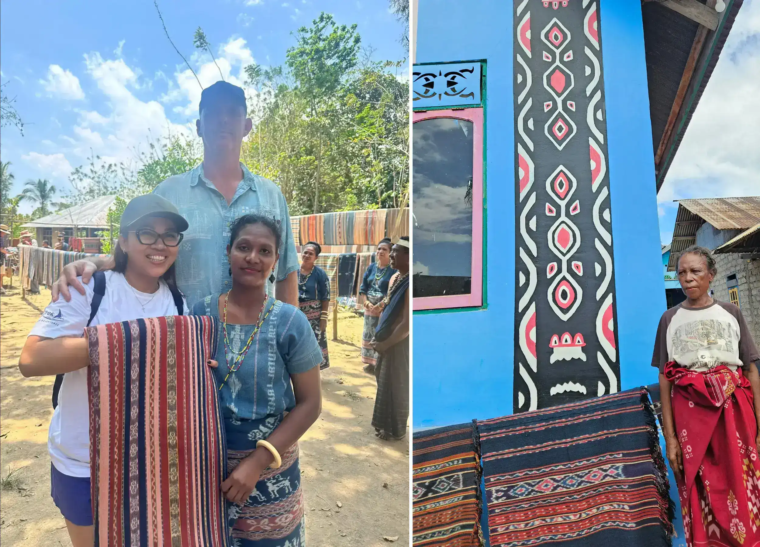 SeaTrek with the traditional textile weavers