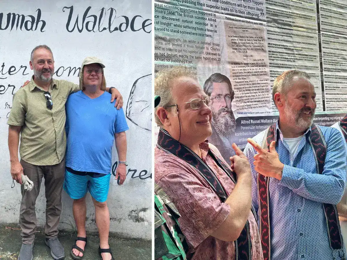 Bill Wallace and George Beccaloni.