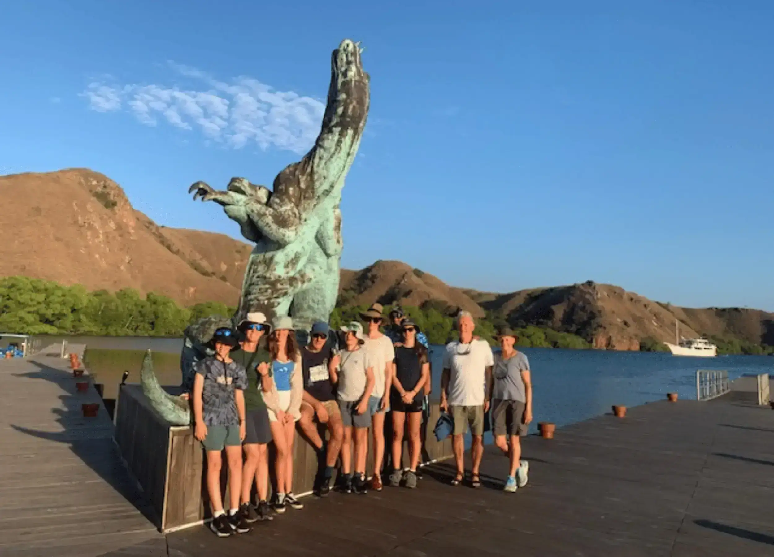 Rowland and Sue Hill Family holiday in Komodo