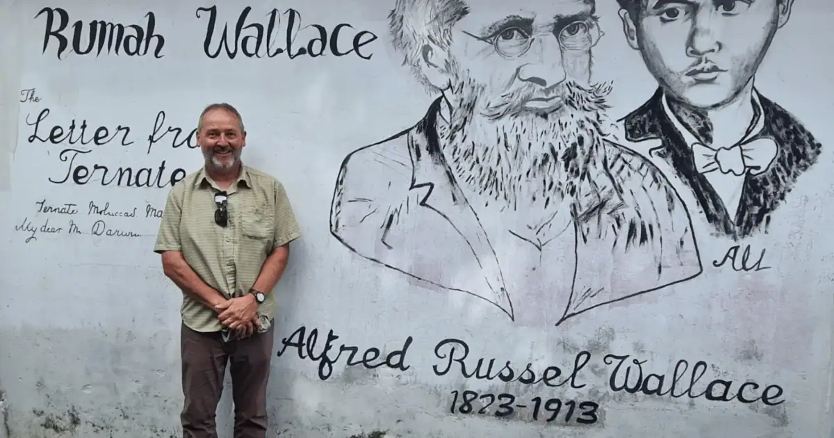 Bill Wallace at the Wallace Alley in Ternate