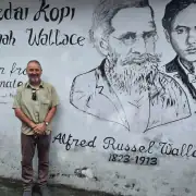 Bill Wallace at the Wallace Alley in Ternate