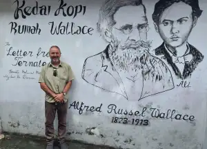 Bill Wallace at the Wallace Alley in Ternate
