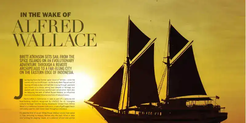 SeaTrek in the Press - In The Wake of Wallace in World Travel Magazine
