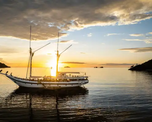 SeaTrek's Ombak Putih with sunset