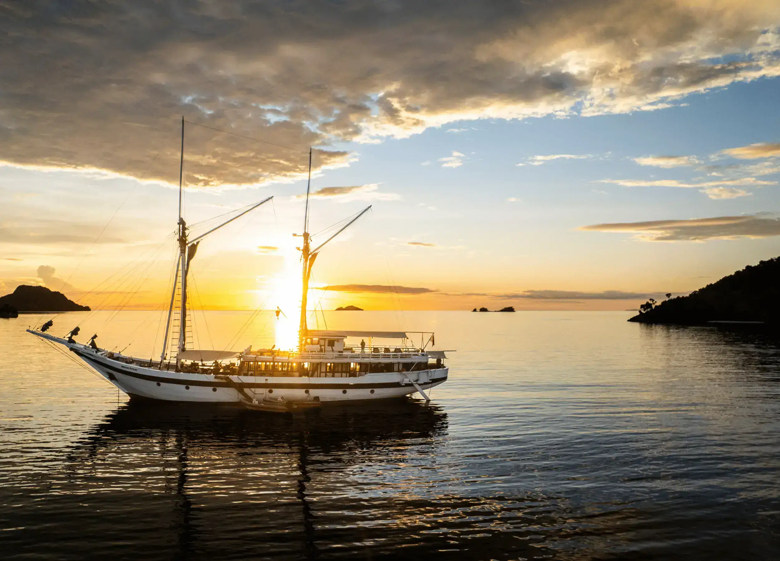 SeaTrek's Ombak Putih with sunset