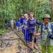 Seatrek guests exploring raja ampat wildlife.