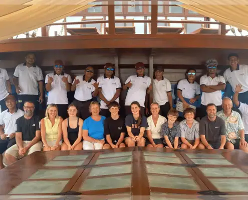 The Parry Family with Katharina crew
