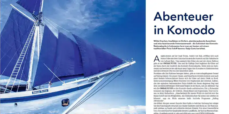 SeaTrek in the press - Abenteur in Komodo - Bord Magazine - Katja Gartz