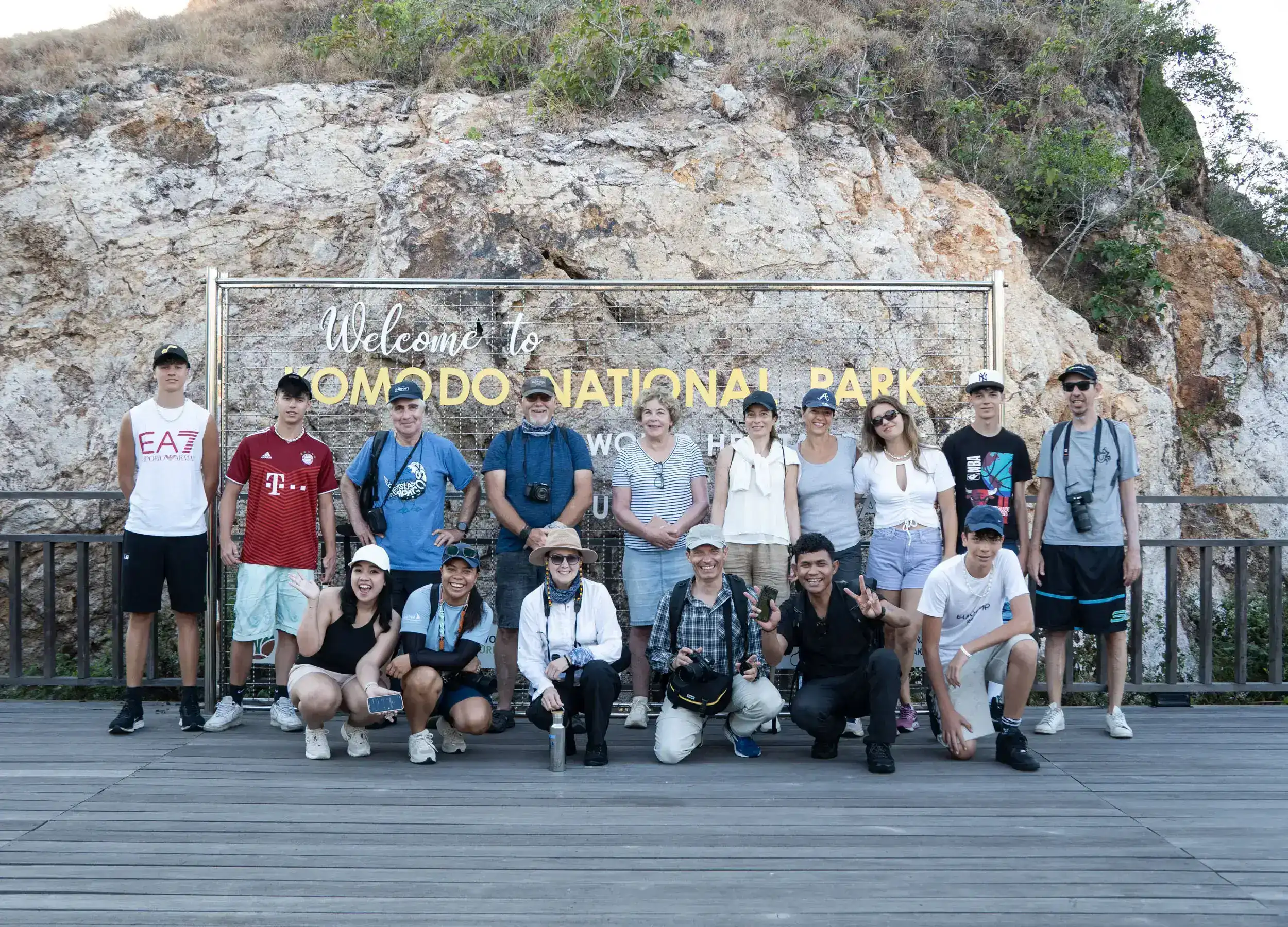 SeaTrek guests in Rinca Island