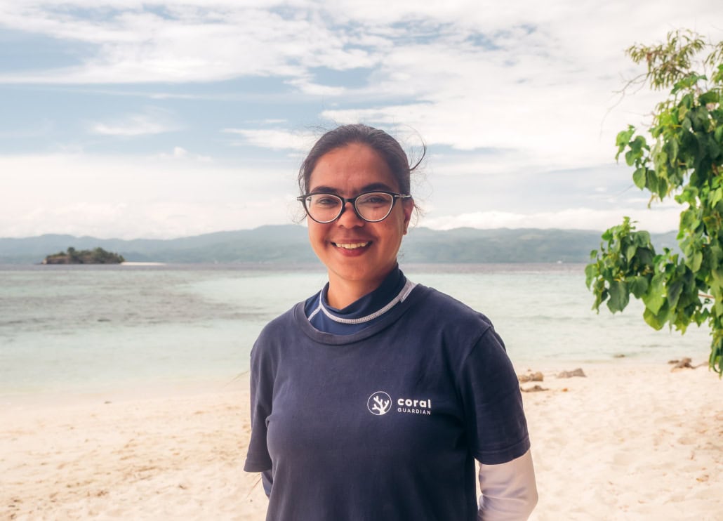 Valentina, a Local Hero from Coral Guardian in Hatamin Island