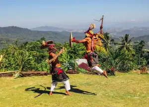 Cakalele or War Dance in Melo Village