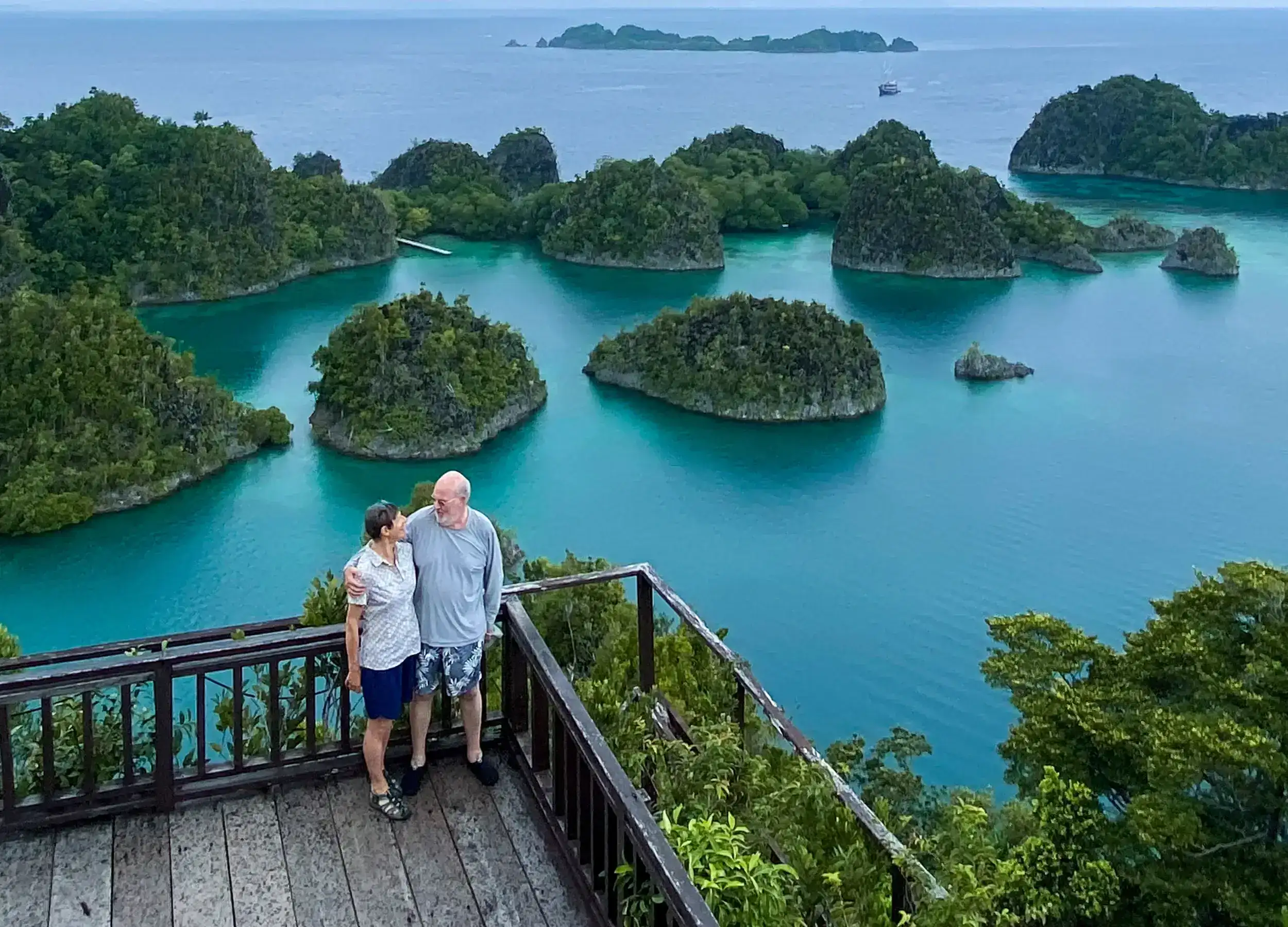 Celia and Tim at Piaynemo