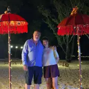 Celia and Tim at the BBQ night