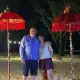 Celia and Tim at the BBQ night