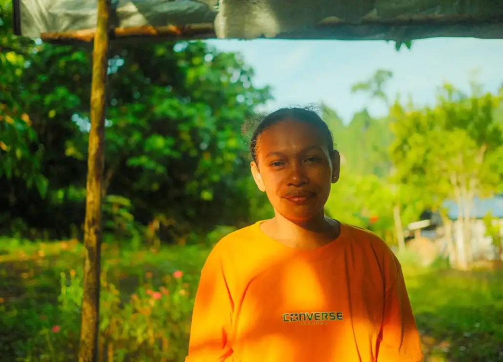 Elsye, a local hero of Birds of Paradise in Raja Ampat.