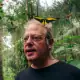 George with Golden Birdwing Butterfly