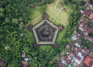 Fort belgica drone shot