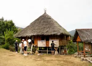 Guests visiting the Melo Village