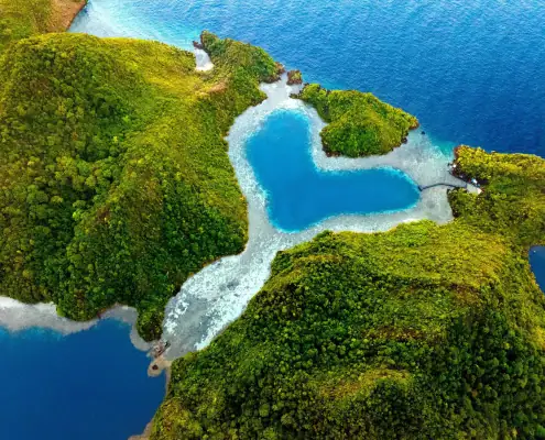 Love Lagoon in West Papua.