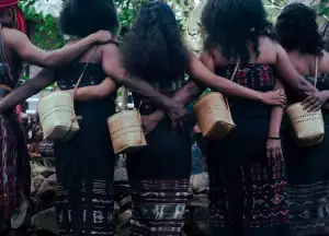 Traditional dance of Abui Tribe