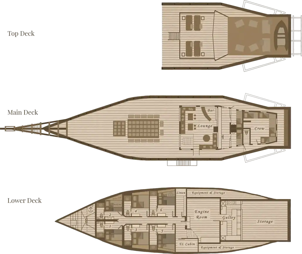 Katharina deck plan