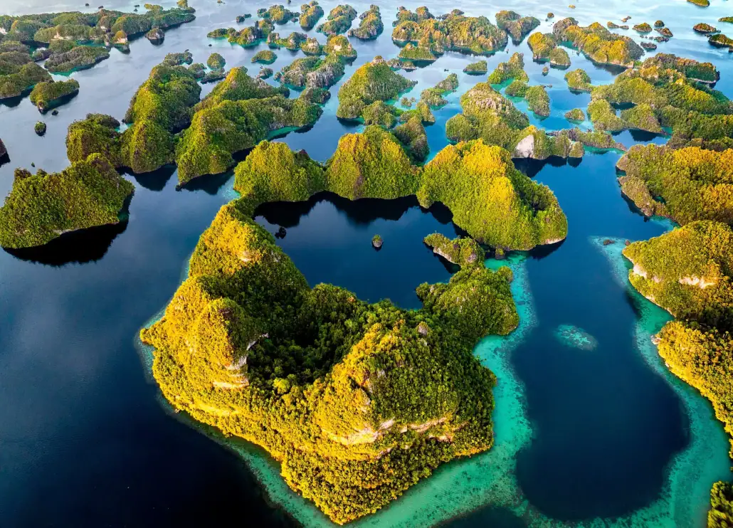 Chain of Karst in Raja Ampat