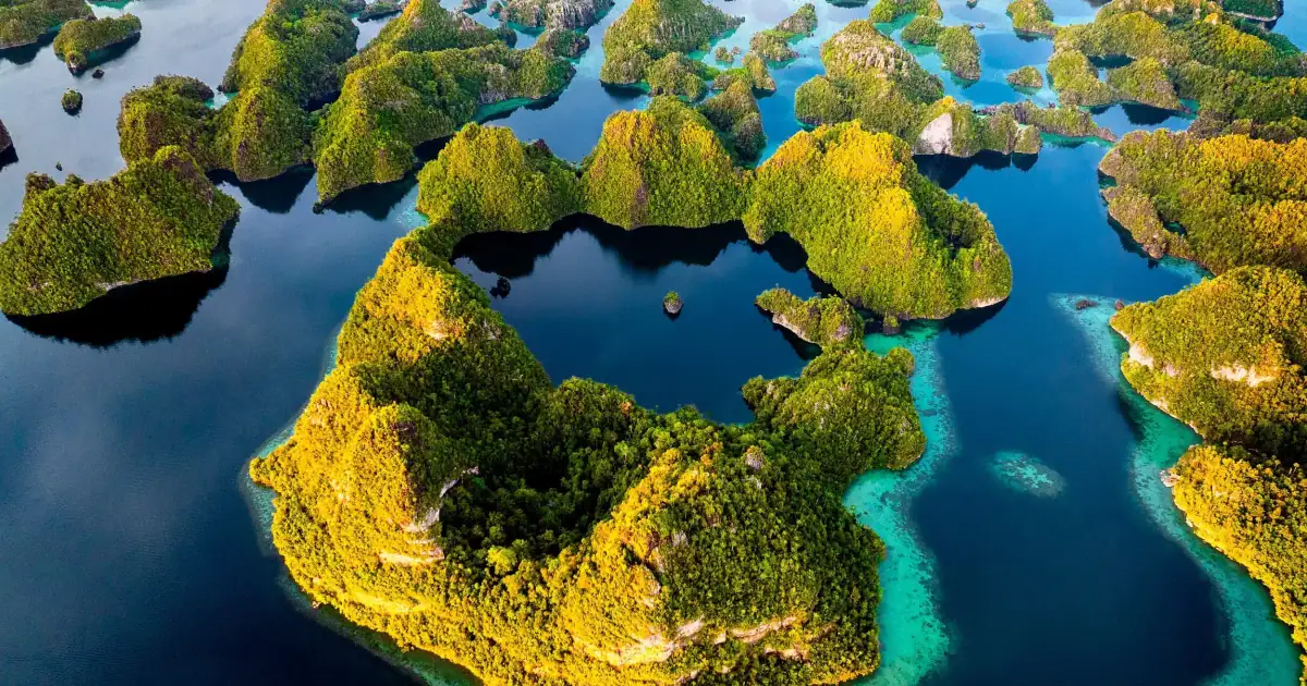Chain of Karst in Raja Ampat
