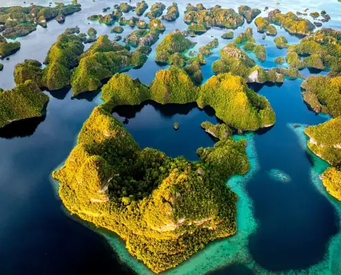 Chain of Karst in Raja Ampat