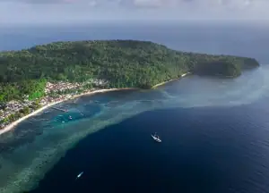 Rhun Island drone shot