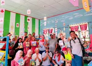 Visiting the Library in Inosota Village