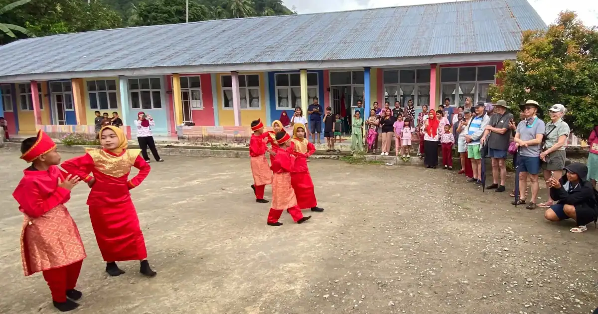 Dance performane by student in Inosota
