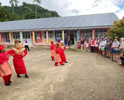 Dance performane by student in Inosota
