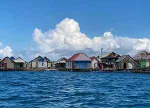 Floating village in Wakatobi